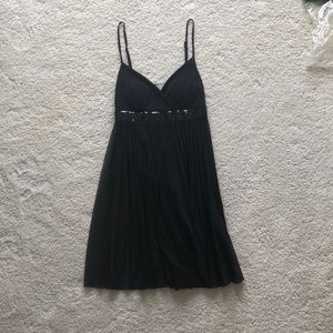 Black flowy going out dress